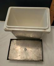 VINTAGE PORCELAIN SODA FOUNTAIN CANISTER HALL BB C-457 WITH LID image 3