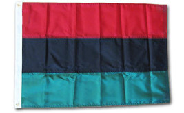 African American - 2&#39;X3&#39; Nylon Flag - £17.12 GBP
