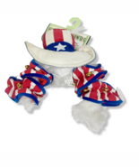 USA Patriotic Dog Headwear - Dog Hat/Beard Costume - Size 6&quot; x 4&quot; x 8&quot; - €12,79 EUR