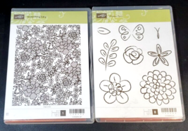 Set of 2 Stampin Up Something Lacy and Flower Fest - £23.52 GBP