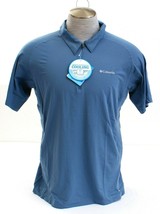 Columbia Sportswear Blue Omni Freeze Degree 1/4 Zip Short Sleeve Shirt Men&#39;s NWT - £39.83 GBP