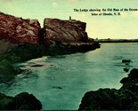 Isle of Shoals New Hampshire NH Ledge Showing Old Man Of the Ocean UNP P... - $3.91