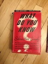 What Do You Know? Sabina Hart Connelly Hardcover Book - £1.31 GBP