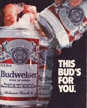 Budweiser Bud Light Beer Advertising Metal  Sign 8x12in Vintage Frogs Sp... - $24.74