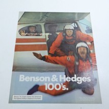 1972 Benson &amp; Hedges 100&#39;s Chivalry, Janet Figures,...... Print Ad 10.5&quot; x 13.5&quot; - £5.63 GBP