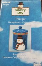 Zulauf Designs ~ Snowman ~ Treat Jar ~ Handpainted ~ Collectibles  - €25,68 EUR