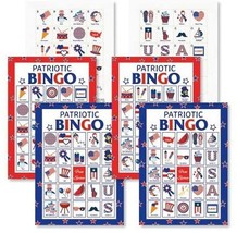 4th of July Americana Patriotic Party Game Bingo Cards 20 Players - $19.34