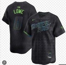 Brandon Lowe #8 Rays Youth Black Art City Connect Replica Jersey - $39.99