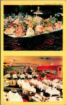 Wivel Restaurant Kodachrome Dual View New York NY NYC UNP Chrome Postcard E7 - £6.96 GBP