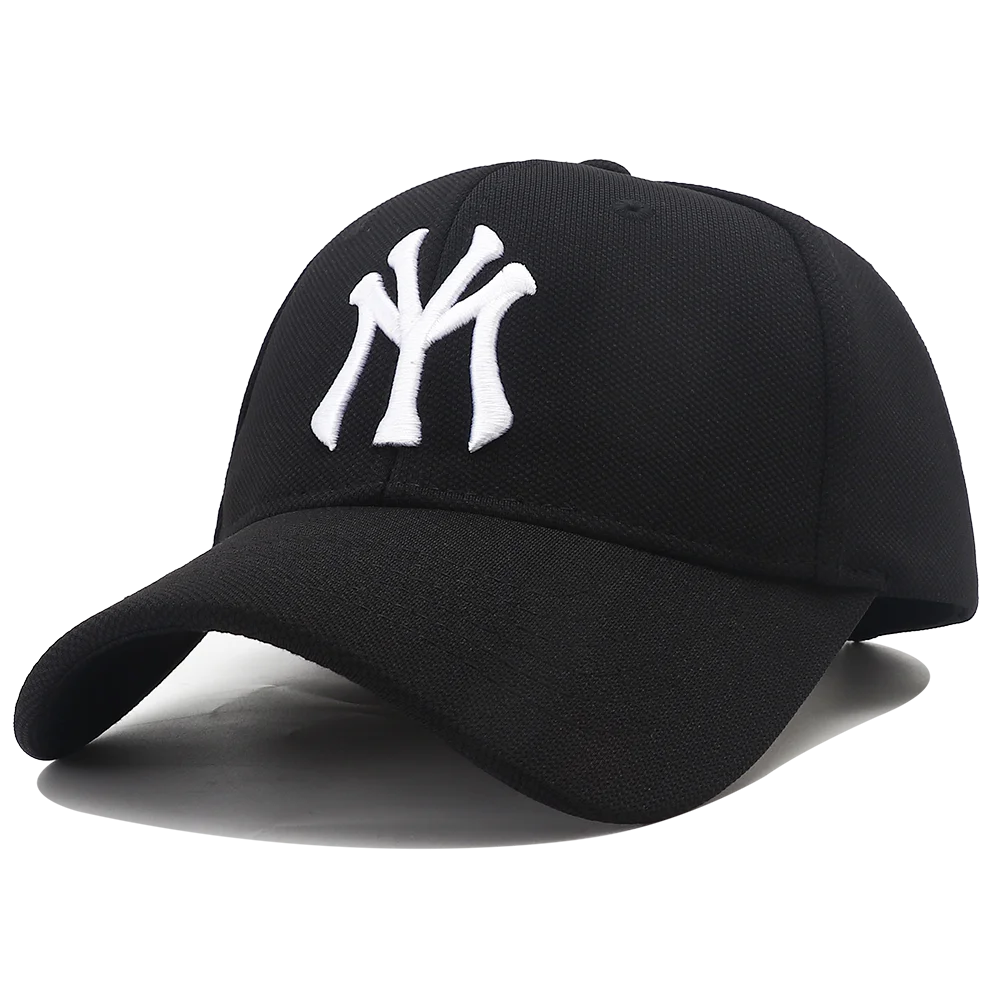  new designer black white baseball hat y2k man snapback cap hip hop adjustable dad hats thumb200