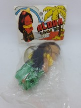 Vintage 1960s Aloha Hawaii Hula Dancer Doll New in Original Package Gree... - $19.80
