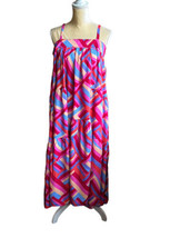 Abel the Label Anthropologie Pink Lilac Maxi Dress NWT sz M Strappy Boho - £59.72 GBP