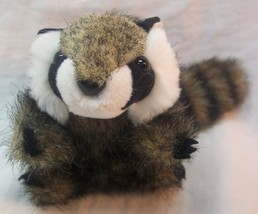 Folkmanis Raccoon Finger Puppet 7" Plush Stuffed Animal Toy - £11.92 GBP