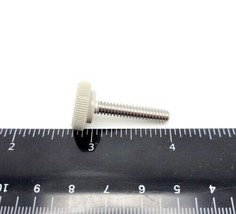 10-24 x 1&quot; Knurled Thumb Screw Bolts Gray Round Clamping Knob 4-24 Pack ... - $10.73+