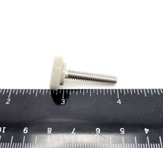 10-24 x 1&quot; Knurled Thumb Screw Bolts Gray Round Clamping Knob 4-24 Pack #10 SS - £8.57 GBP+