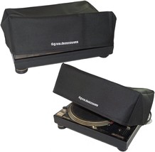 Black Premium Fabric, Water-Resistant, Antistatic Technics Turntable Dust Cover - £33.41 GBP