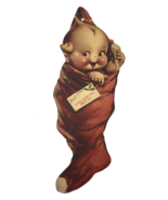 VTG Kewpie w/ Cone Advertising Ornament YORK SANITARY MILK CO. PURITY IC... - £15.28 GBP