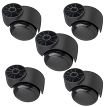 2 Inch Stemless Caster,5Pcs Black Silent Furniture Casters， Heavy Duty Office Ch - £32.07 GBP