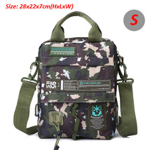 Men&#39;s Bag Messenger Bag Male Waterproof Nylon Camouflage Satchel Over the Should - £30.35 GBP