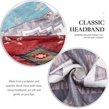 Catery Boho Headbands Stretch Head Bands Wide Turban Headwraps Yoga Head... - £7.97 GBP