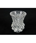 Vintage Toothpick Holder, Pineapple Shape, Clear Thick Glass, Diamonds, ... - $237.55 MXN