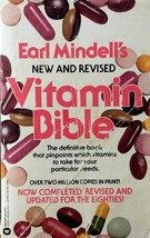 Earl Mindell&#39;s New and Revised Vitamin Bible / 1985 Paperback - £0.89 GBP