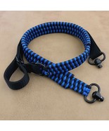 Blue &amp; Black QD Handmade Tactical 2 point Paracord Gun Rifle Sling Pull ... - $61.11 CAD