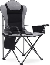 Camping Chairs For Heavy People, Folding Chairs For Outside Outdoor, 1 Pc, Black - $77.94