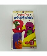 Barney It’s Time For Counting Classic Collection VHS Video Tape Sing Alo... - $19.39 CAD