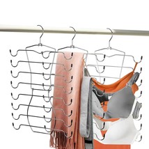 Anti-Slip Metal Closet Organizer, 20 X 12 X 0.65 In, Silver - $34.99