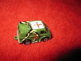 1989 Micro Machines Mini Diecast vehicle: Military First Aid Green Camo Van - $6.50