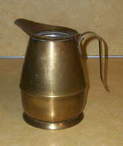 Mp Maxwell Phillips New York 1920 1930 Brass Barware Water Pitcher Table Service - £27.33 GBP