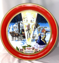 Tin Canister Cookies Candy Christmas Horses Cowboy Tins Canisters VTG. Collins - £7.65 GBP