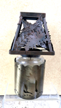 Metal Dragonfly Cut Out Candle Lamp Shade Topper Hummingbird Fit Yankee Candles - £23.69 GBP