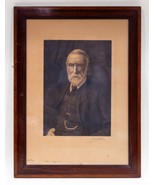 James Douglas Portrait Signed Etching by Jacques Reich Framed 20.5&quot; x 27.5&quot; - $22,580.34 MXN