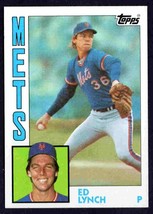 New York Mets Ed Lynch 1984 Topps Baseball Card #293 nr mt ! - £0.39 GBP