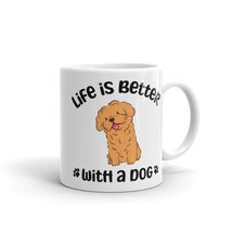 Life Is Better with a Dog Coffee Mug, Dog Mug Gift, Dog Lovers Gifts, Gi... - £13.74 GBP