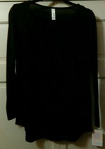 Nwt Lularoe Llr Size S Lynnae Long Sleeve Summer Solid Black #41 - £22.45 GBP