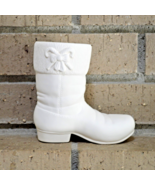 Ceramic Bisque Christmas Santa Boot Ready to Paint - £8.36 GBP