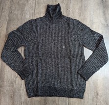 Express NWT $88 Women&#39;s S Black Knit Turtle Neck Sweater BO - £24.50 GBP