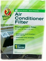 Replacement Window Ac Conditioner Conditioning Filter 24&quot; Reusable Duck 1285234 - £14.99 GBP