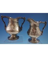 Duhme &amp; Co. Sterling Silver Sugar and Creamer Set 2pc Repoussed Chased (... - $2,428.24 CAD