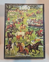 Animal Awareness Limited 1000 Piece Puzzle -Horse World from a Elizabeth... - $14.50