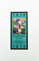 Super Bowl XXXVI Replica Ticket Matted and Ready to Frame  Rams vs Patriots - £14.20 GBP
