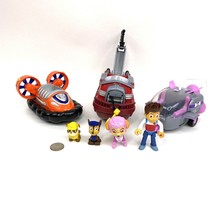 Paw Patrol Lot of 7 Spin Master Vehicles and Figures Pirate Ship Pink Blue Toys - £17.70 GBP