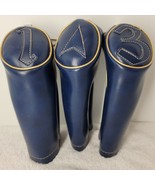 VINTAGE Set of 3 Hot Z Blue Classic Golf Club Woods Head Covers - $23.75