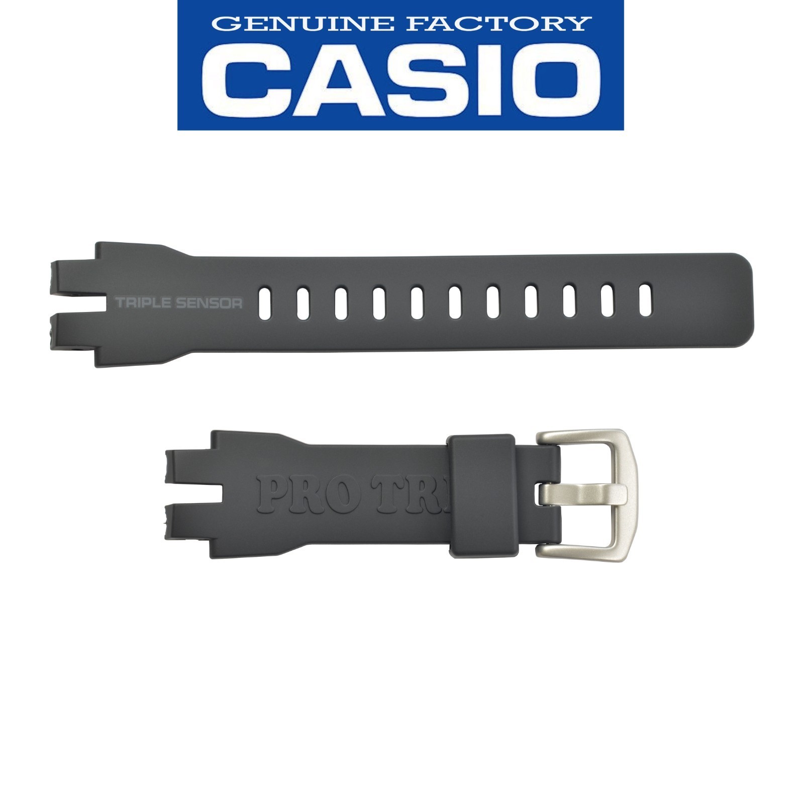 Genuine CASIO G-SHOCK Pro Trek Watch Band Strap PRG-300 PRW-3100 Black - $75.95