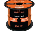 18 Gauge Car Audio Primary Wire (100FtOrange) Remote, Power/Ground Elect... - $18.99
