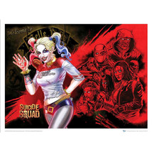 Suicide Squad Harley&#39;s Heroes Art Print - £26.33 GBP