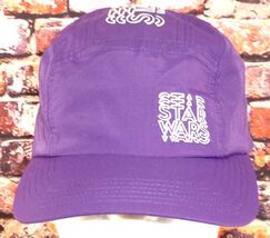 Disney Star Wars Purple Nylon Adjustable Strapback Hat With Bold Logo Gr... - $12.12